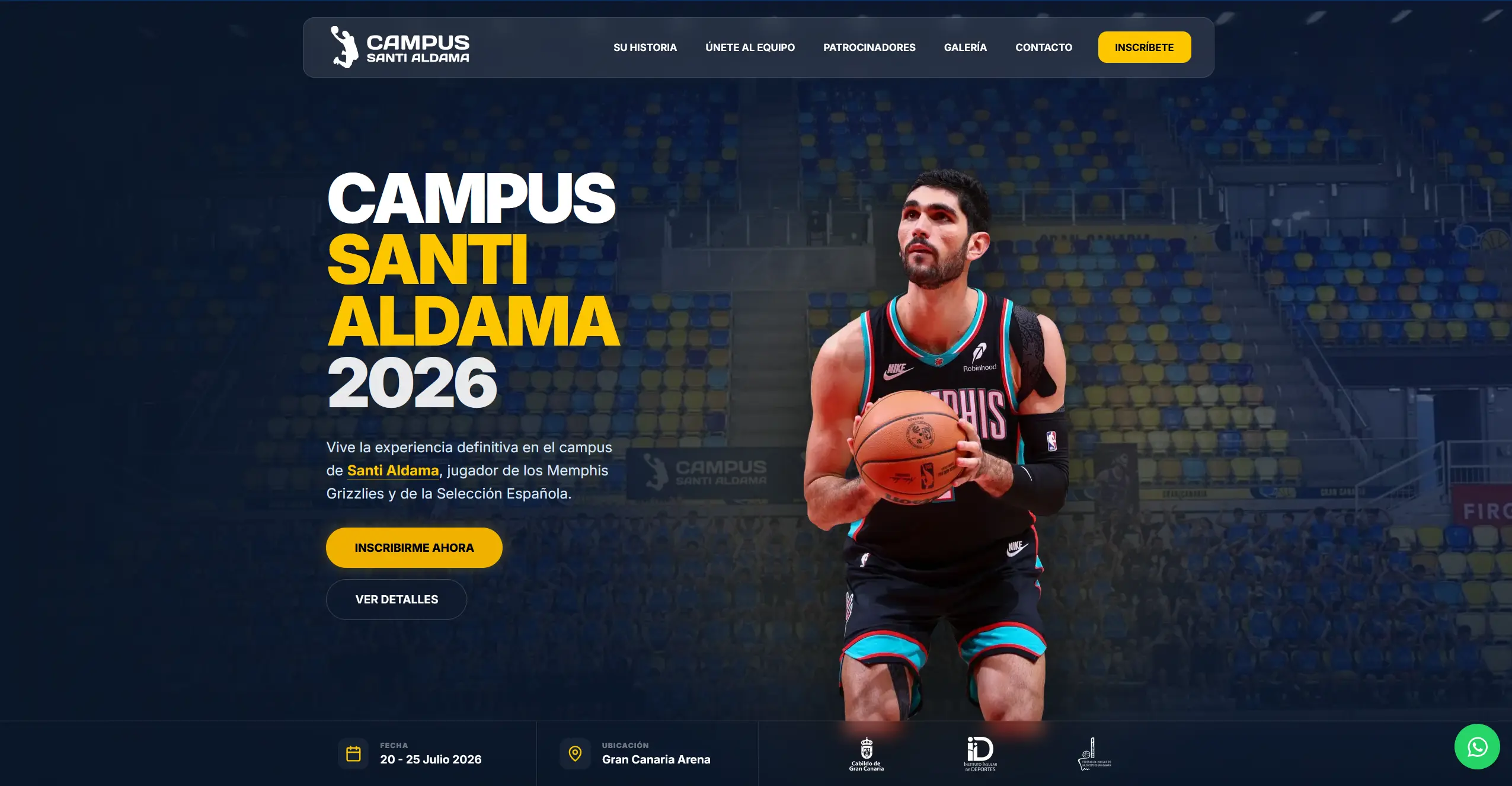 Plataforma del proyecto Santi Aldama Campus